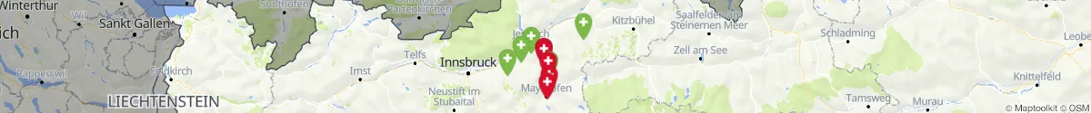 Map view for Pharmacies emergency services nearby Kaltenbach (Schwaz, Tirol)